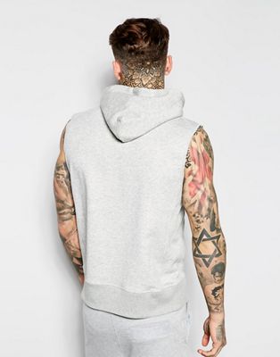ny giants sleeveless hoodie