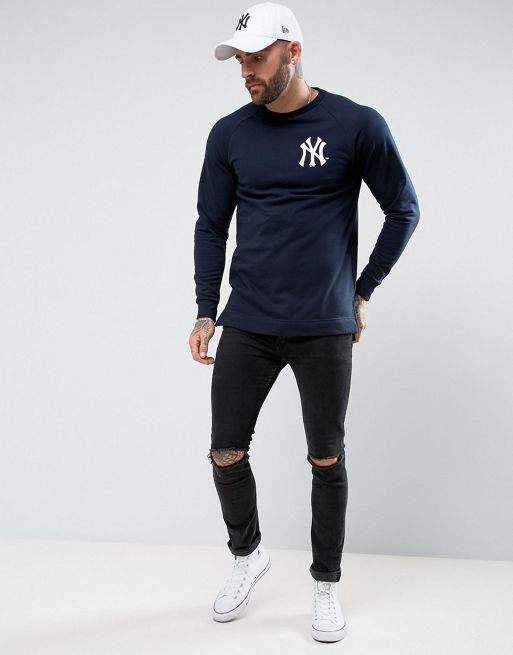 Majestic New York Yankees Longline T-Shirt Exclusive to ASOS