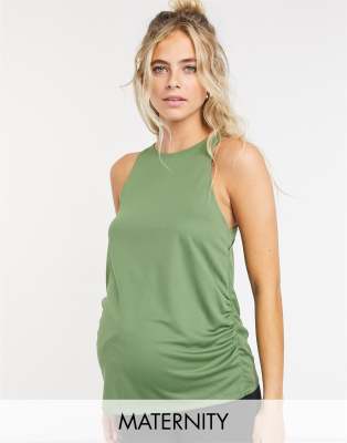 фото Майка asos 4505 maternity-зеленый