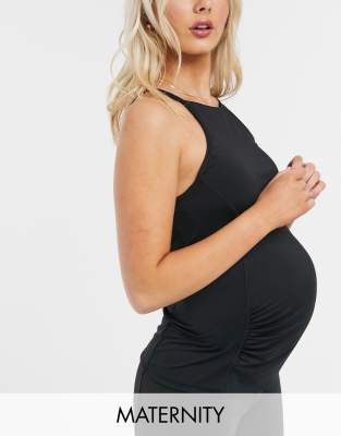 фото Майка для йоги asos 4505 maternity-черный