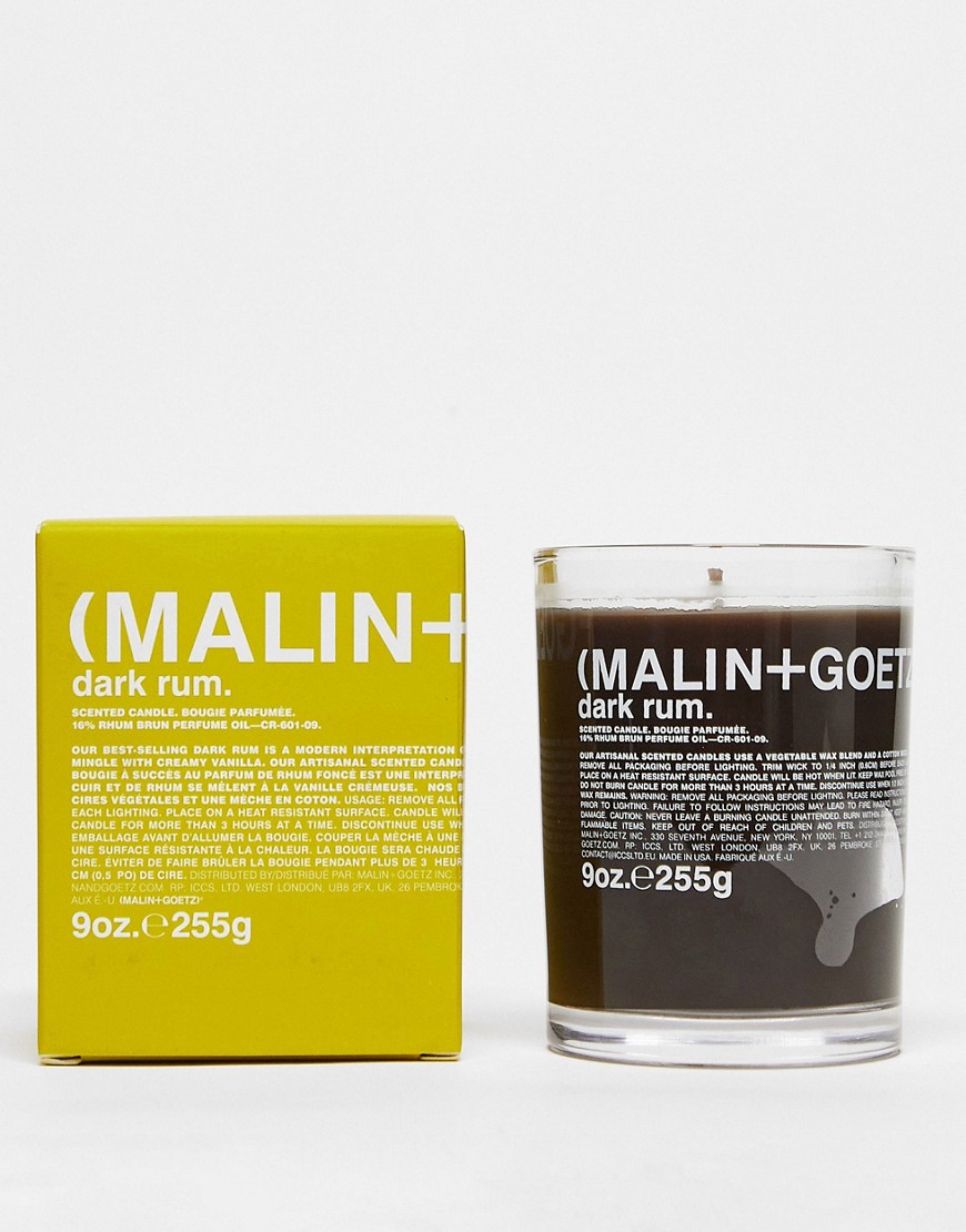 Malin + Goetz Dark Rum Candle 255g-No colour