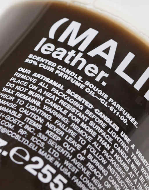 Malin + Goetz Leather Candle 255g, 4 of 4