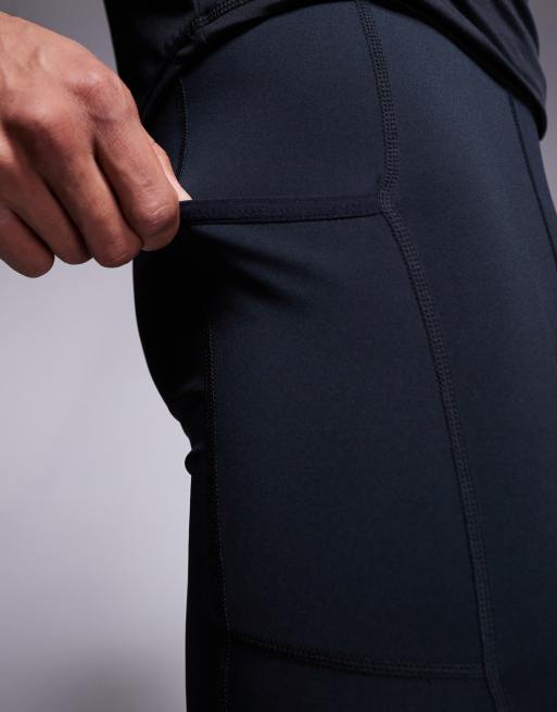 Mallas interiores deportivas negras de tejido de secado rápido Icon de 4505, 2 de 5