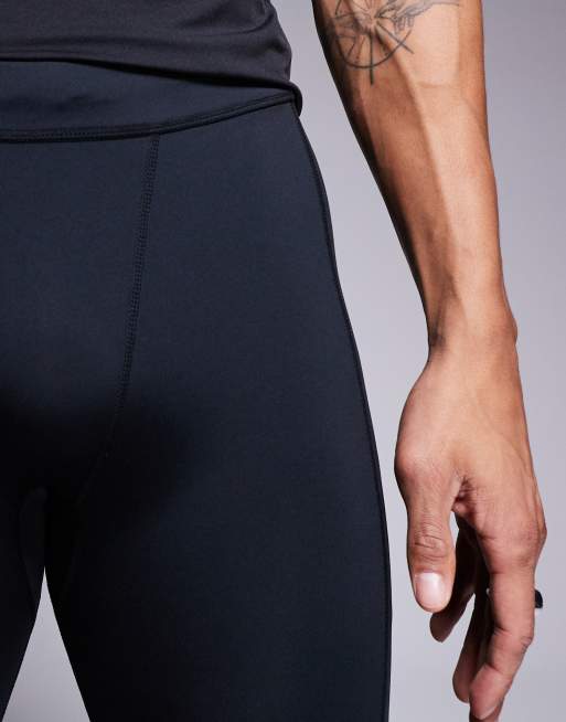 Mallas interiores deportivas negras de tejido de secado rápido Icon de 4505, 3 de 5