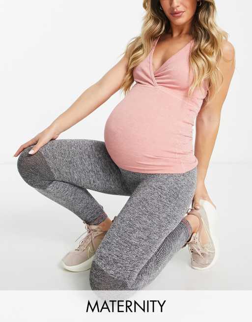 Mamalicious active leggings in gray