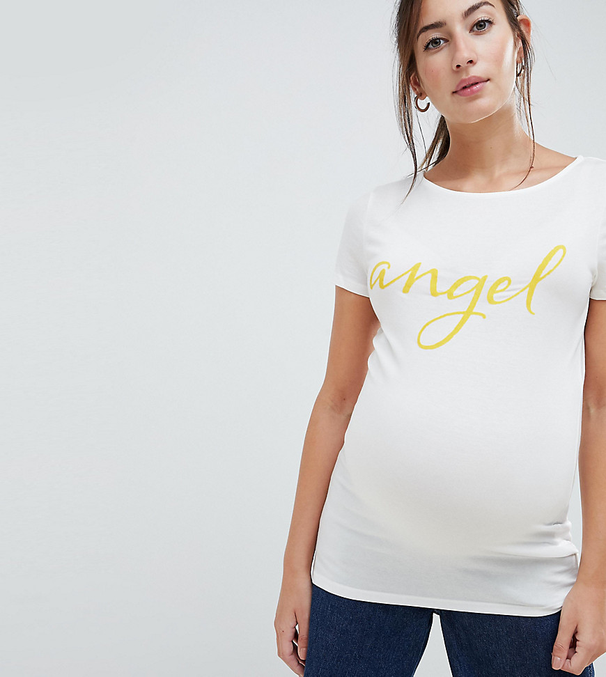 Mamalicious - Angel - T-shirt-Crème
