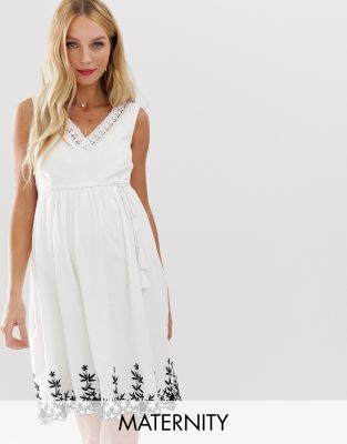 asos white summer dress