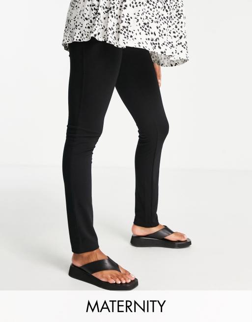 Mamalicious – Gravid – Svarta byxor i jersey - BLACK