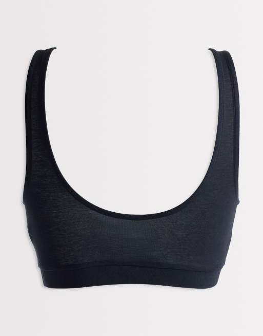 Mamalicious - Lot de 3 brassières d'allaitement à double fonction - Noir et blanc, 2 de 3
