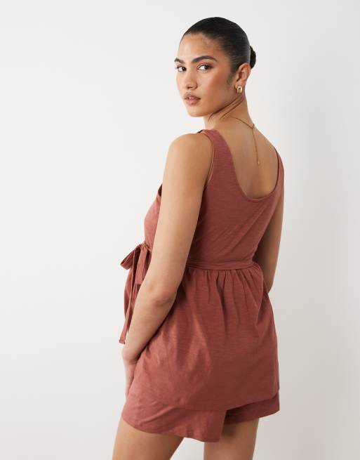 Mamalicious Maternity 2 function nursing button through top co-ord in burgundy, 4 of 4