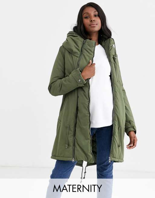 Mamalicious Maternity 2 in 1 padded coat with post birth