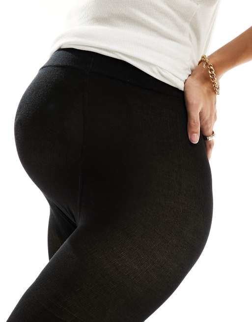 Mamalicious Maternity 2 pack 200 denier tights in black, 2 of 4