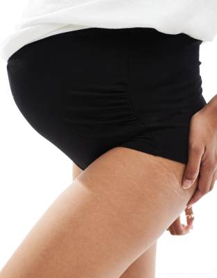 Mama.licious Mamalicious Maternity 2-pack Super Soft High Waist Brazilian Briefs In White