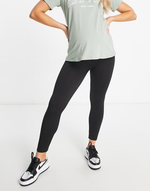 Mamalicious Maternity - Active - Leggings neri in coordinato , 2 di 4