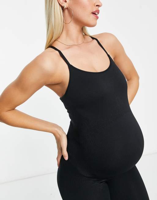 Mamalicious Maternity active unitard in black, 3 of 4