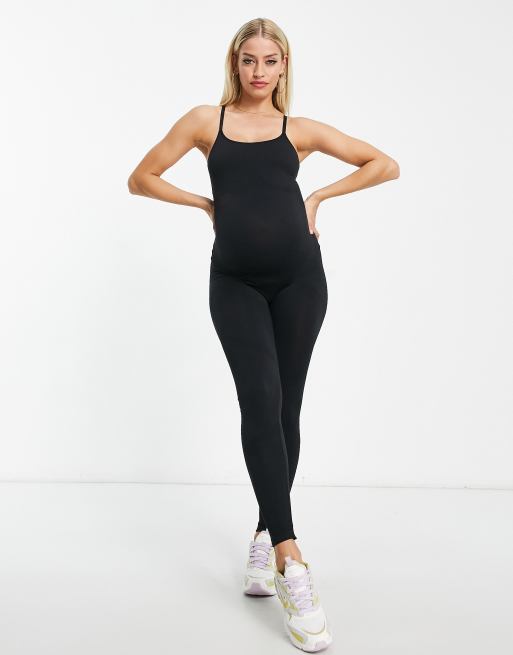 Mamalicious Maternity - Active unitard in zwart, 4 van 4