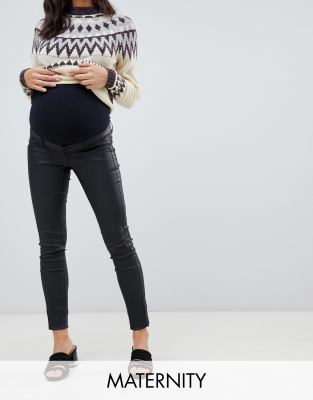 asos black maternity jeans