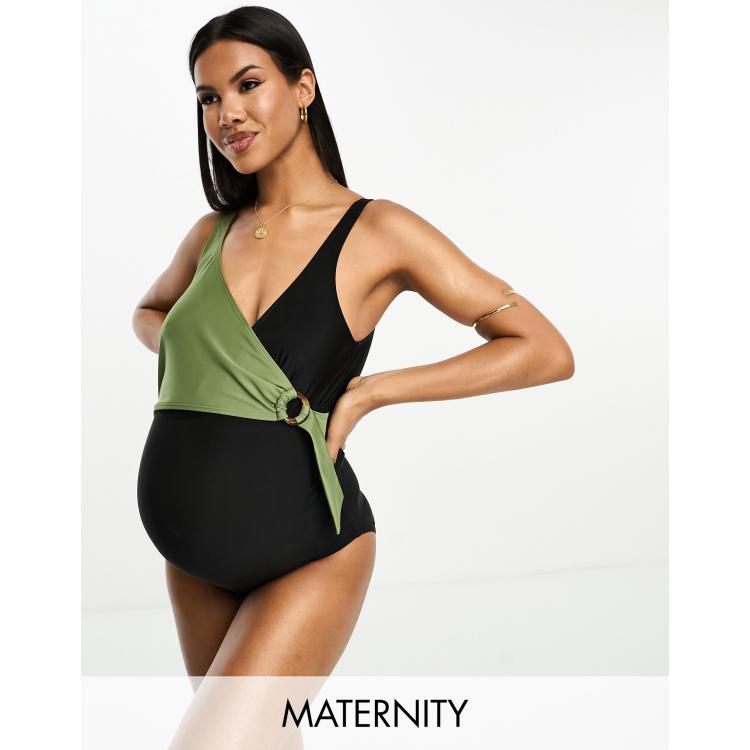 Black belted swimming costume online