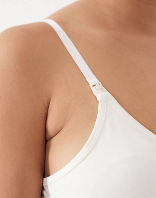 Mamalicious Maternity - Confezione da 2 reggiseni per l'allattamento multifunzionali bianco e nero, 2 di 4