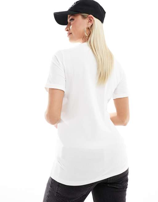 Mamalicious Maternity cotton t-shirt in white, 4 of 4