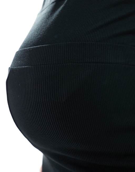 Mamalicious Maternity flared over the bump jersey pants in black - part of a set, 2 of 5