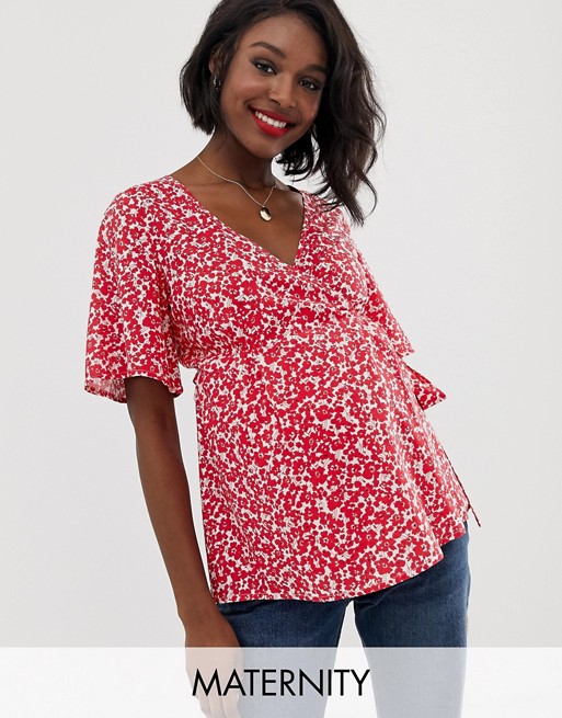 Mamalicious maternity floral top
