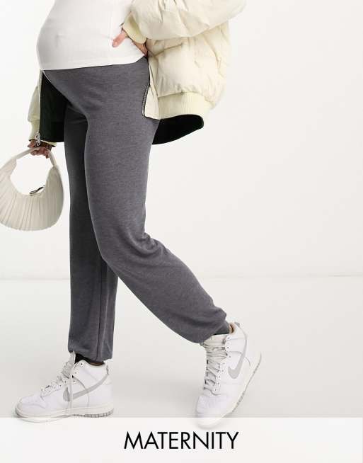 Grey Marl Maternity Joggers