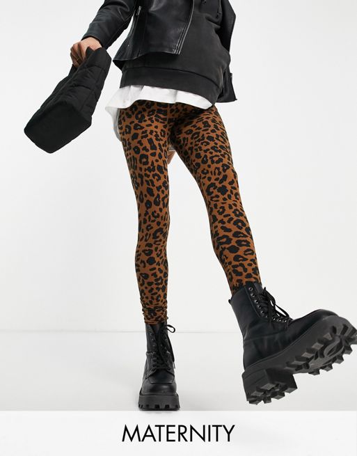 ASOS Leggings in Leopard Print