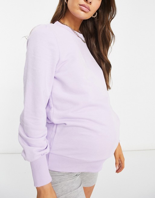 Mamalicious Maternity – Liliowa bluza KJAP