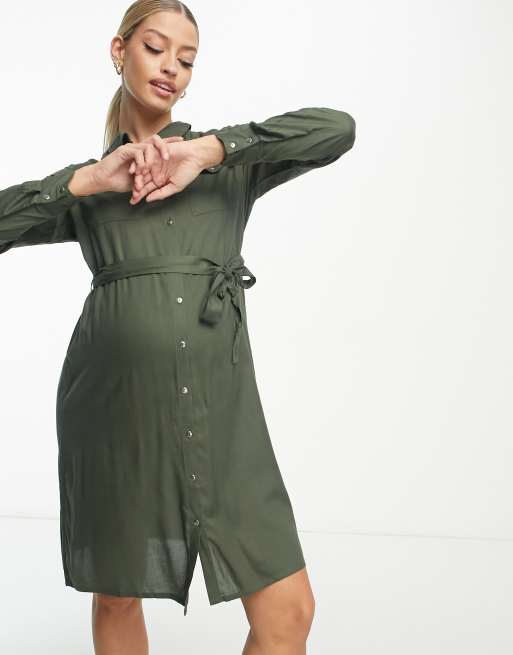 Asos maternity shirt dress sale