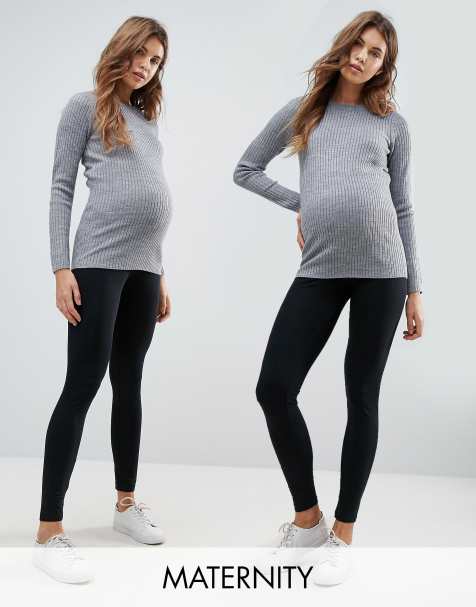 Mamalicious maternity mix 2 pack organic legging