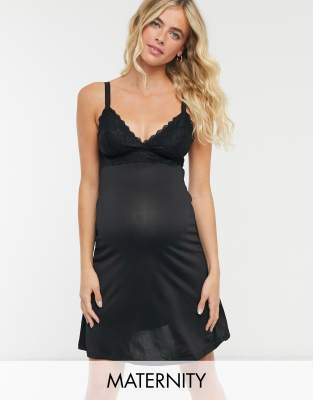 black nightdress maternity