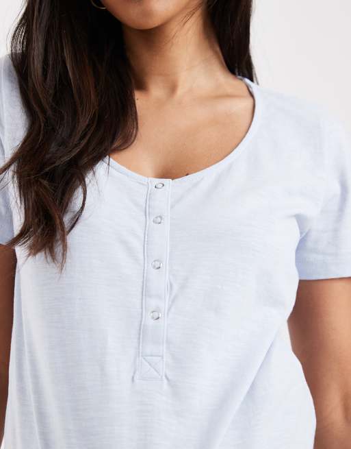 Mamalicious Maternity nightdress with nursing function in heather grey, 3 of 4