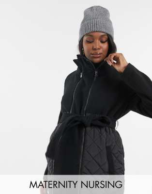 asos maternity winter coat