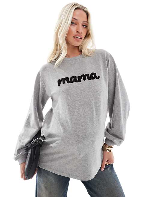 Applique Long Sleeve O-Neck Long-Sleeved Sweatshirt Applique Long Sleeve O-Neck Long-Sleeved Sweatshirt
