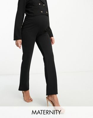 Mamalicious Maternity over the bump trouser co-ord in black - ASOS Price Checker