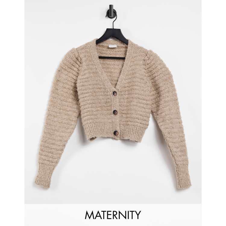 Beige hot sale cardigan pregnant