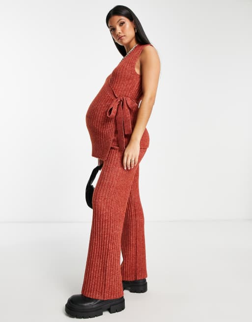 MAMA Ribbed trousers