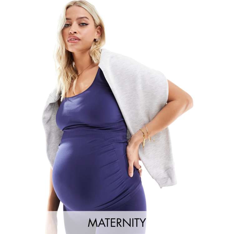 Top Maternity Deep Blue