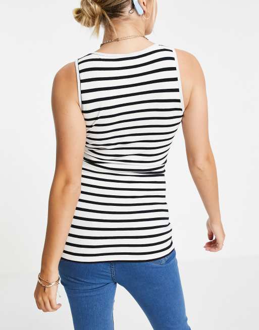 Mamalicious Maternity - Set van 2 hemdjes voor borstvoeding in gemengde strepen, 2 van 4