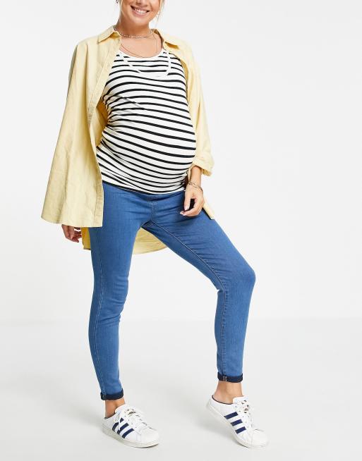 Mamalicious Maternity - Set van 2 hemdjes voor borstvoeding in gemengde strepen, 4 van 4
