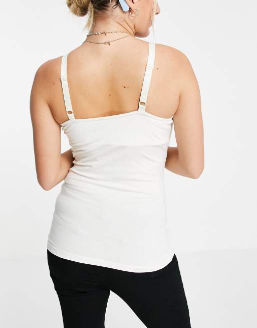 Mamalicious Maternity - Set van 2 tops met bandjes en borstvoedingsfunctie, 2 van 4