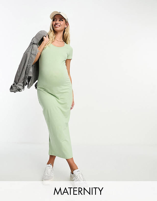 Mama.licious - Mamalicious Maternity short sleeve maxi dress