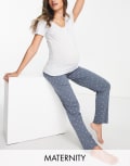[Mama.licious] Mamalicious Maternity star print pyjama set with nursing function in multi XS MULTI