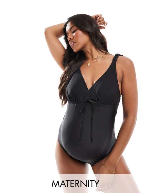 Plus Size Maternity Swimwear With Sleeves SUMMERSUNSHINE Maternity