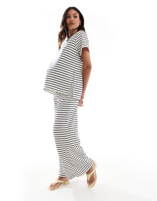 Mama.licious Mamalicious Maternity Wide Leg Jersey Pants
