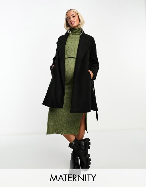 Maternity wrap outlet coat