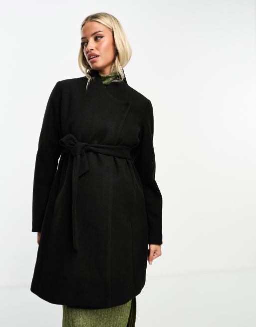 Maternity 2025 wrap coat