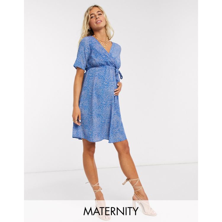 Mamalicious Maternity abstract floral print mini dress