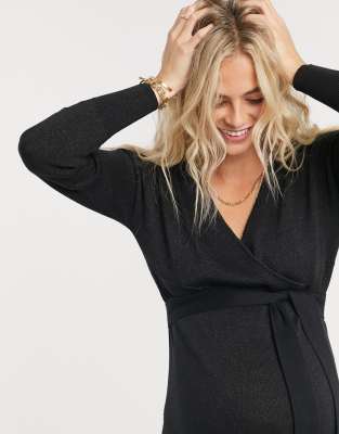 maternity wrap sweater